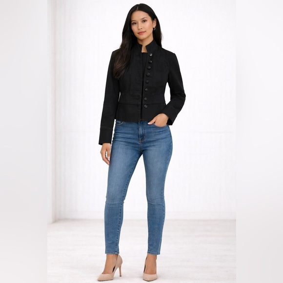 PRICED to GO- FREE PEOPLE Military-Style one button missing/ still stylish - Picture 5 of 13